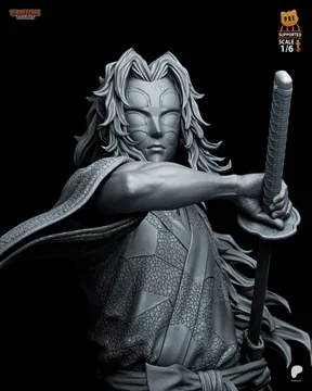 Kokushibo Bust thumbnail 4
