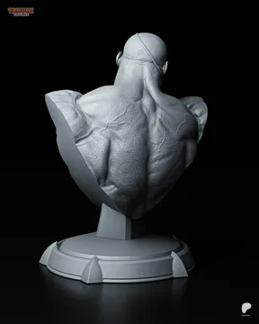 Sagat Bust thumbnail 3