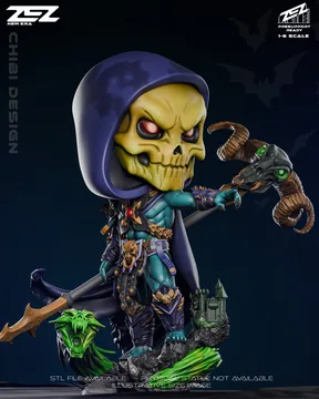 Skeletor Chibi thumbnail 3