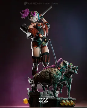 Harley Quinn Sculpture thumbnail 5