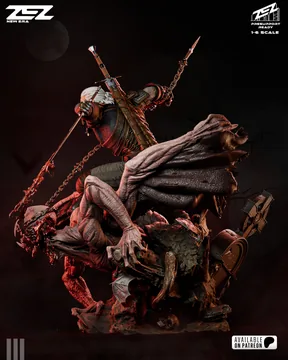 Geralt Sculpture thumbnail 5