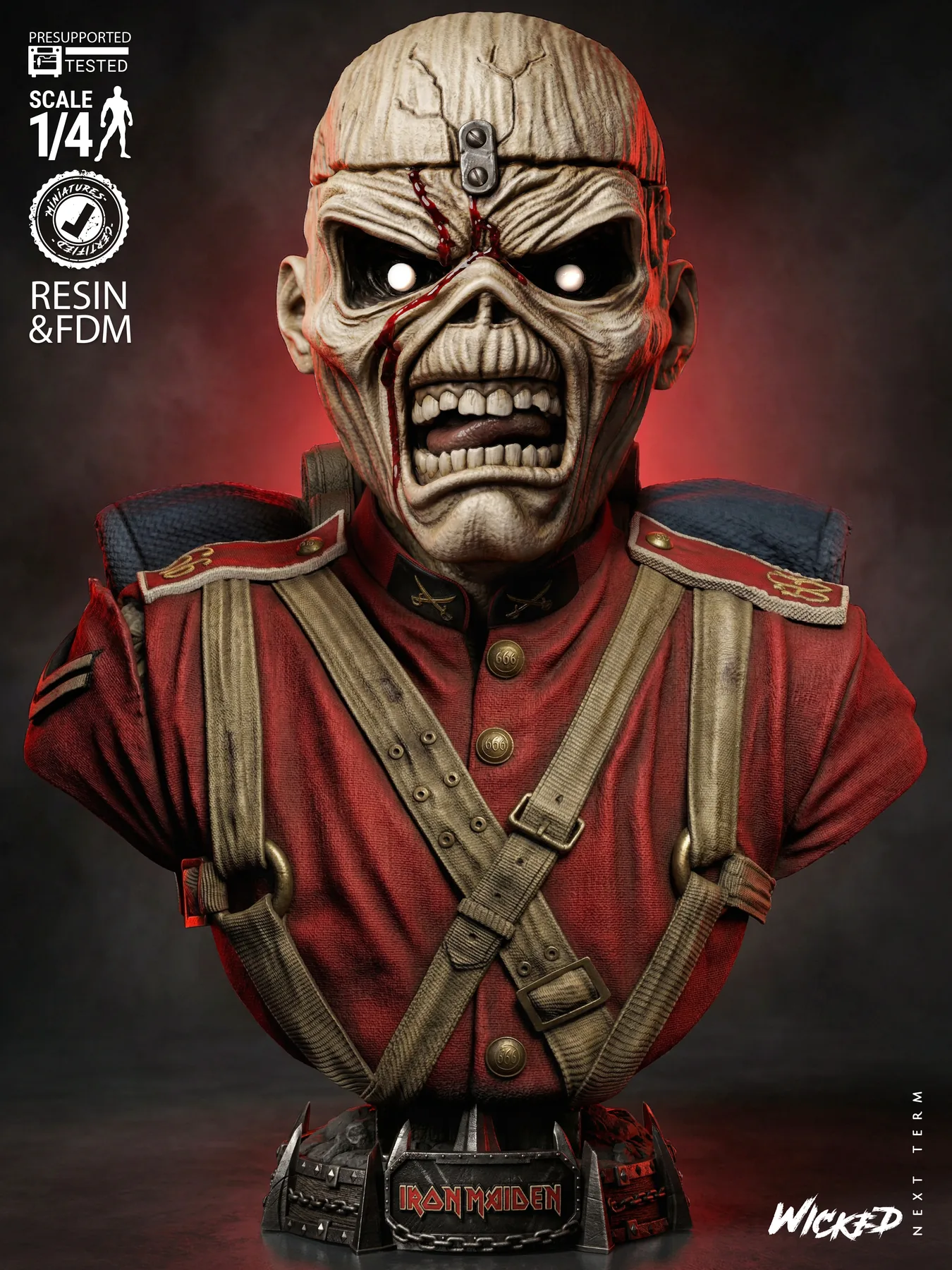 Iron Maiden Bust