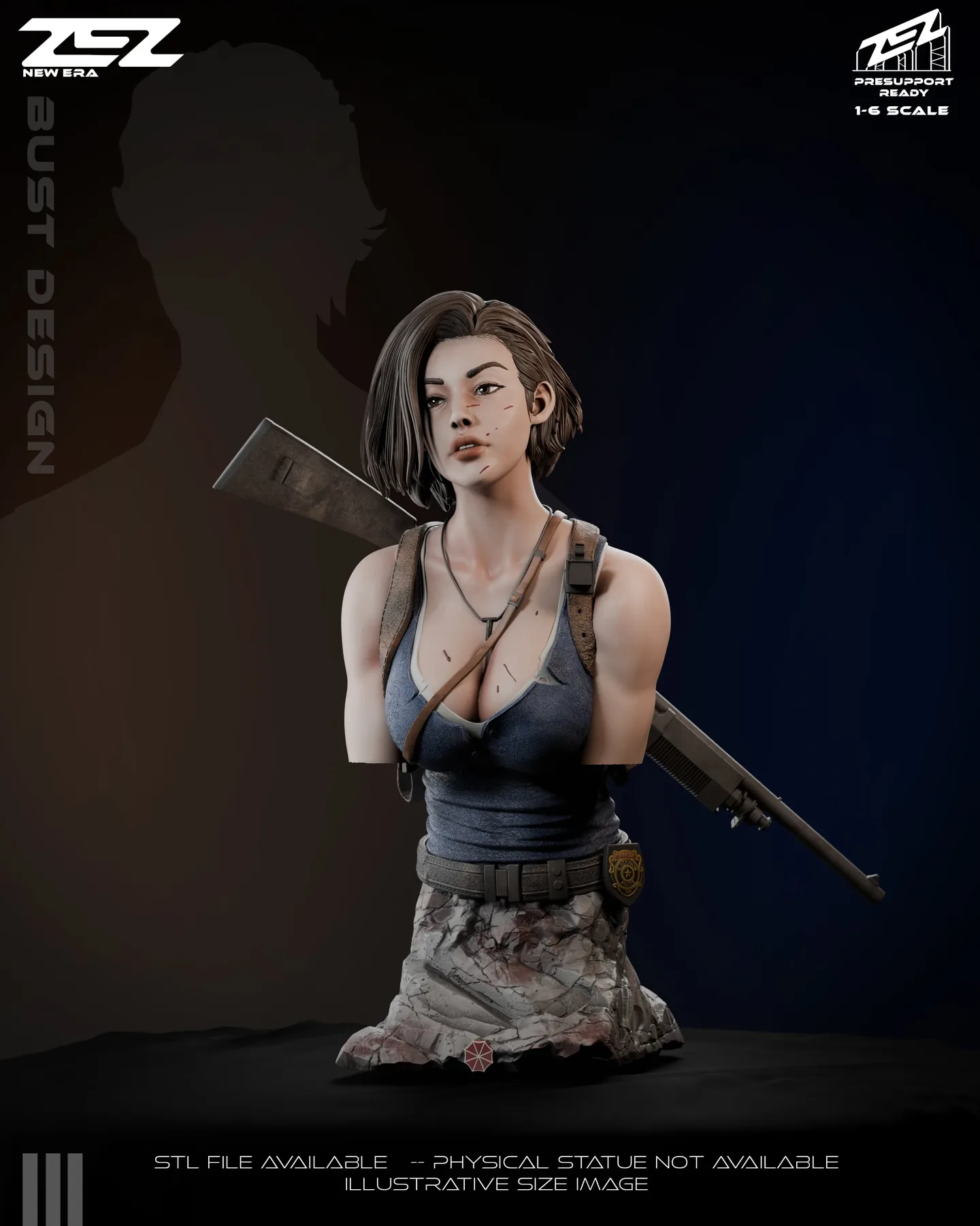 Jill Valentine Bust