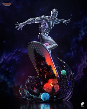 Silver Surfer Sculpture thumbnail 2