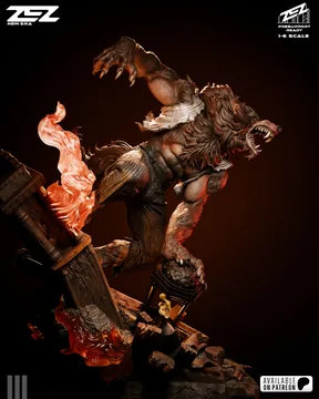 Werewolf Sculpture thumbnail 3