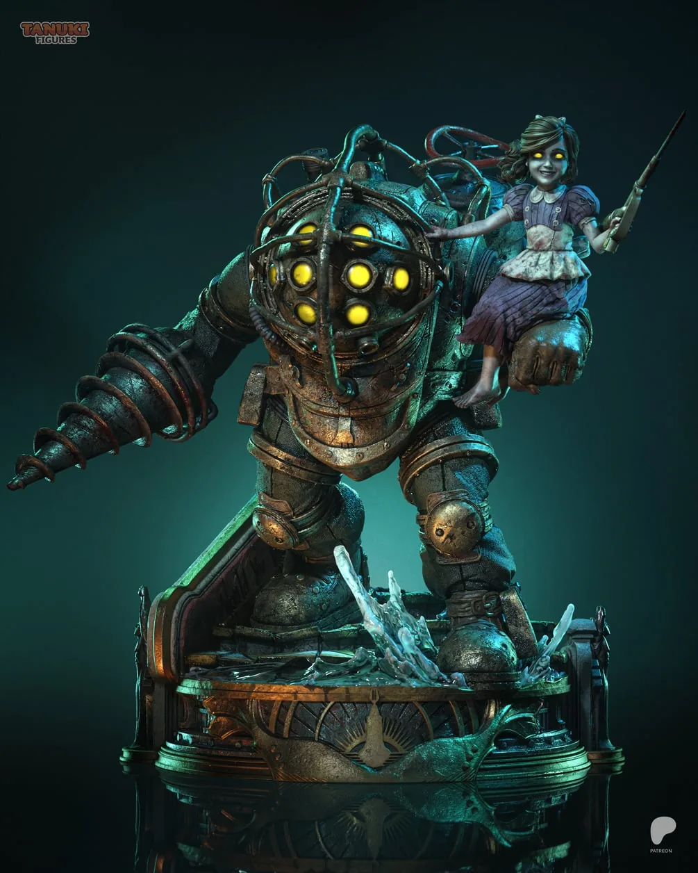 Big Daddy and Little Sister - BioShock