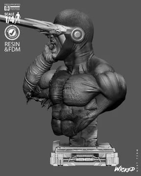 Cyclops Bust thumbnail 3