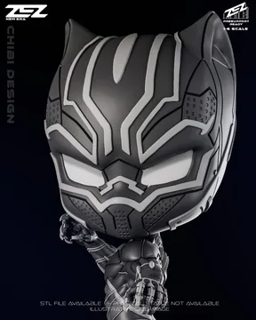 Black Panther Chibi thumbnail 6