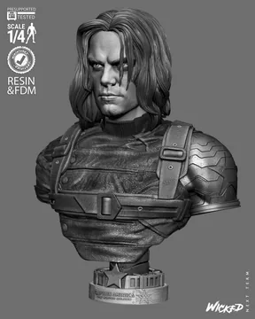 Winter Soldier Bust thumbnail 3