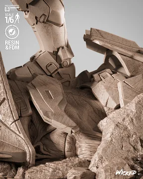 Master Chief Sculpture thumbnail 5