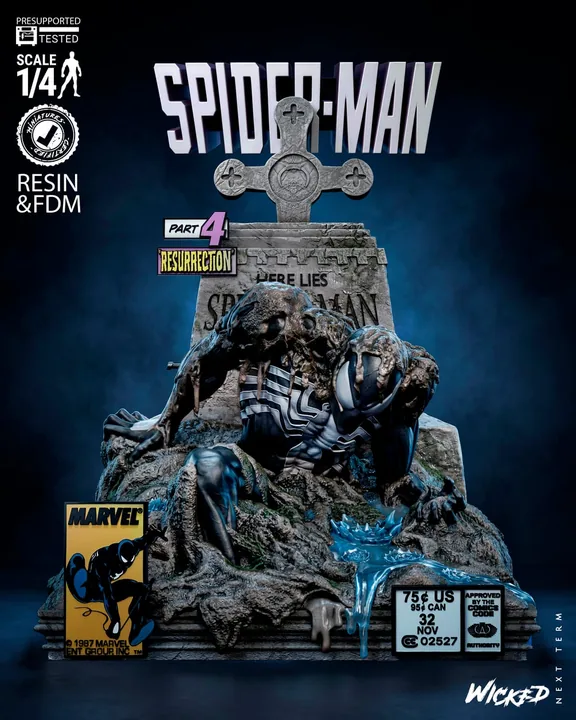 The Last Hunt Spiderman Tomb Bust