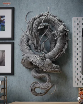 Chihiro & Haku Sculpture thumbnail 6
