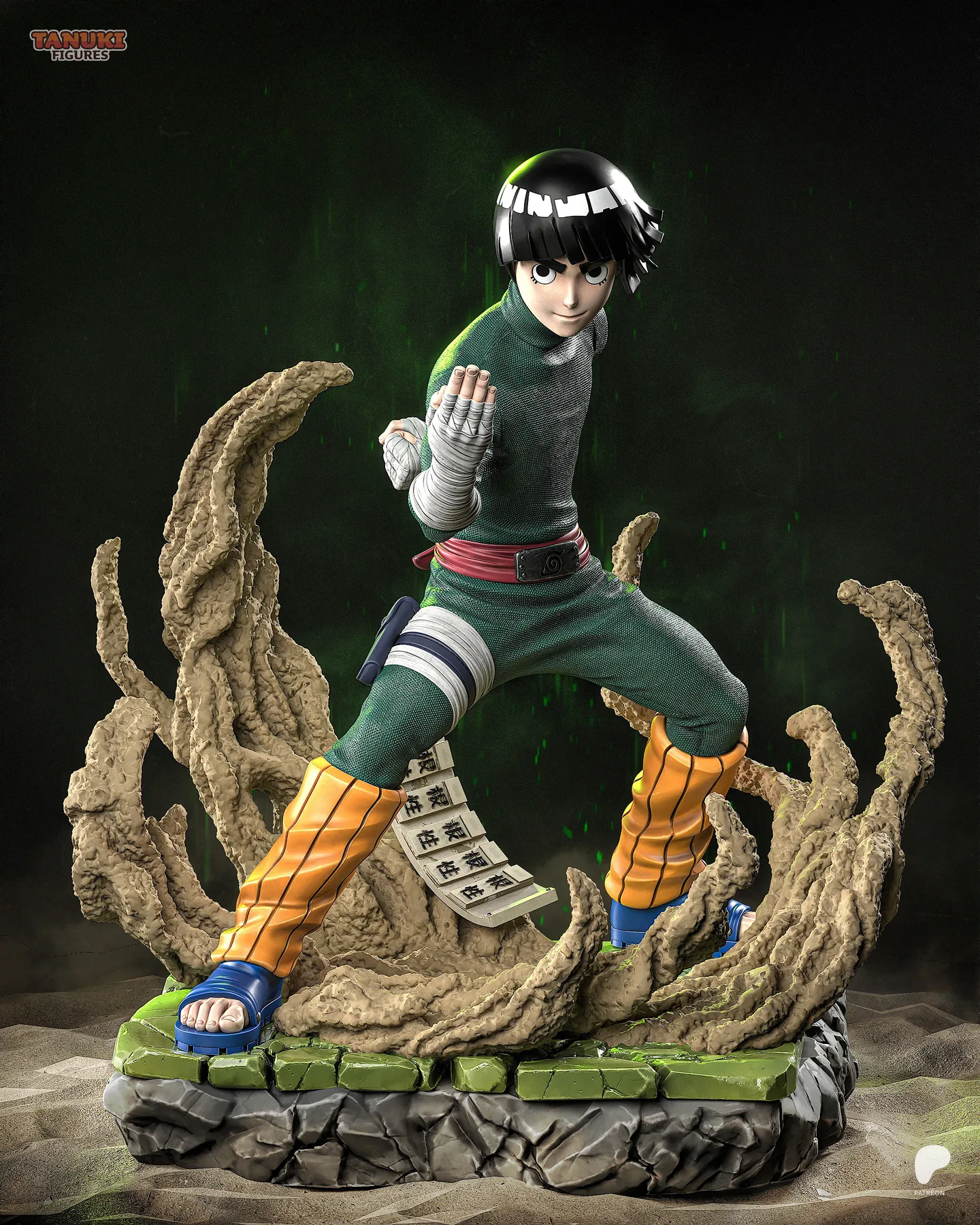 Rock Lee Sculpture