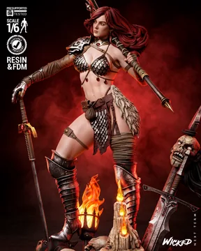 Red Sonja Sculpture thumbnail 2