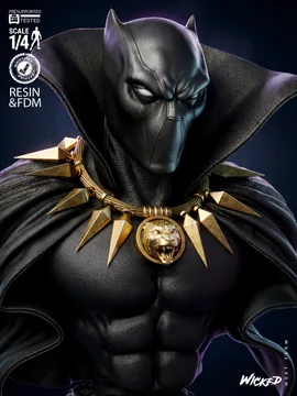 Black Panther Bust thumbnail 2