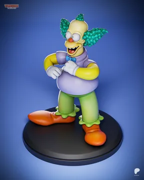Krusty the Clown Chibi thumbnail 3