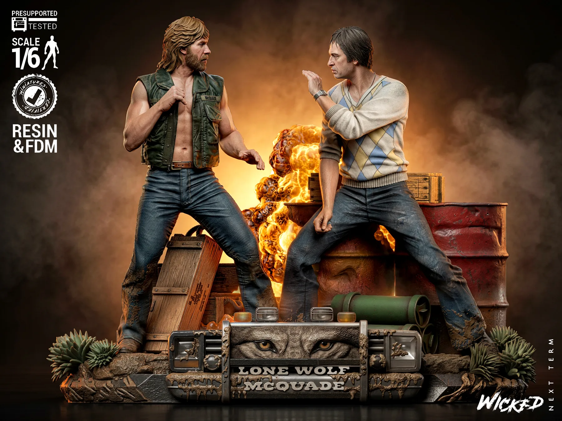 Lone Wolf McQuade Diorama