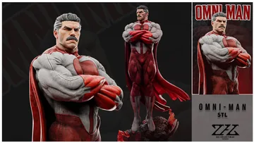 Omni-Man Sculpture thumbnail 1