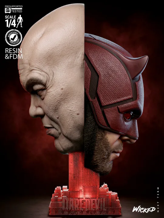 Kingpin and Daredevil Bust