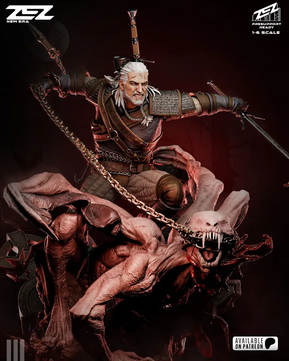 Geralt Sculpture