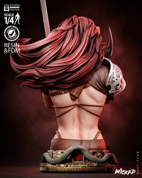 Red Sonja Portrait Bust thumbnail 3