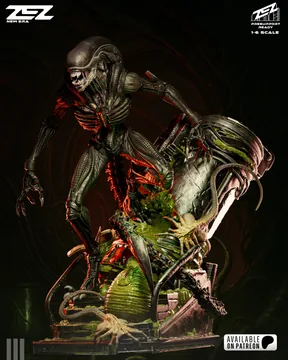 Xenomorph Sculpture thumbnail 3