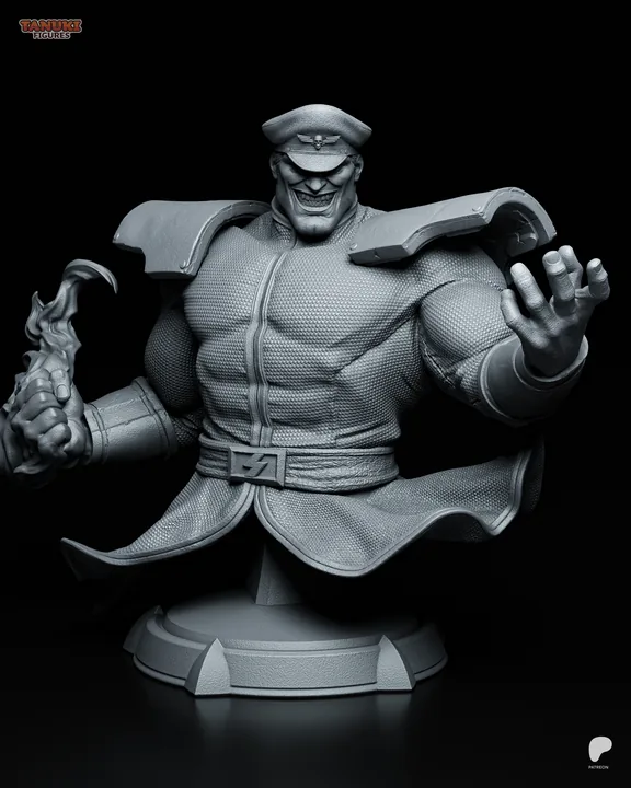 M. Bison Bust
