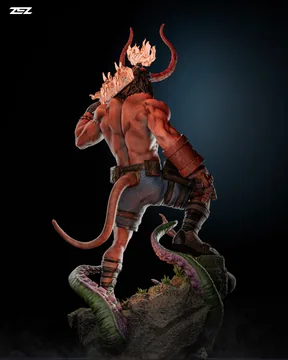 Hellboy Sculpture thumbnail 3