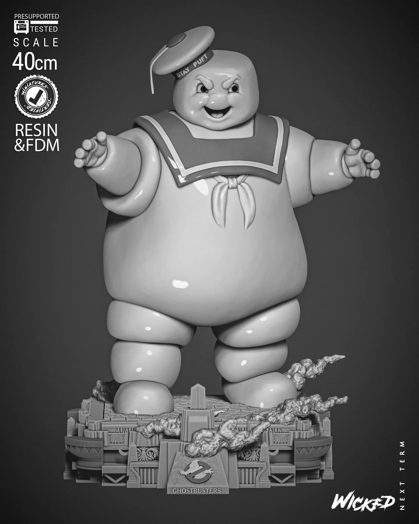 Mr Stay Puft Sculpture