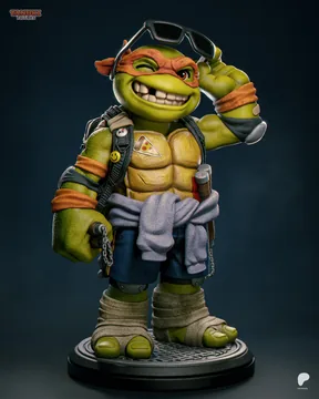 Michelangelo Chibi thumbnail 2