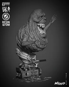 Slimer Sculpture thumbnail 2