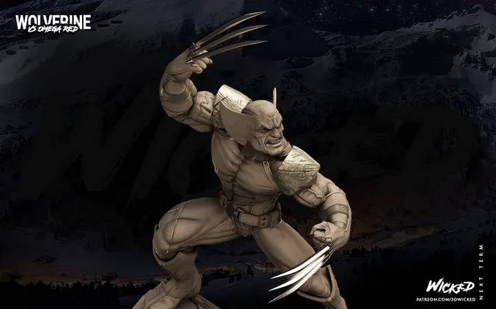 Wolverine Sculpture