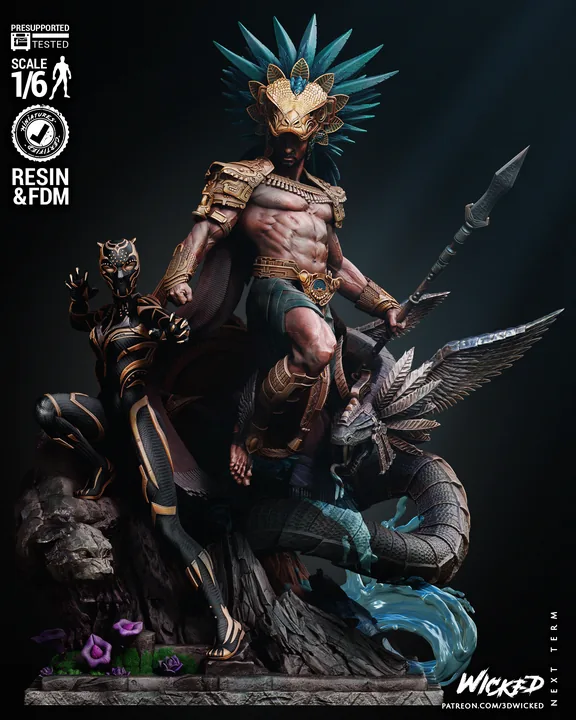 Black Panther and Namor Diorama