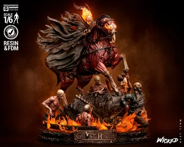 Ghost Rider Caleb Diorama thumbnail 1