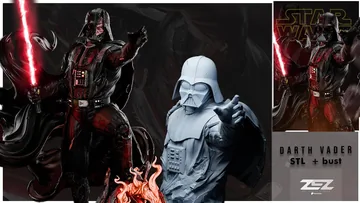 Darth Vader Bust thumbnail 1