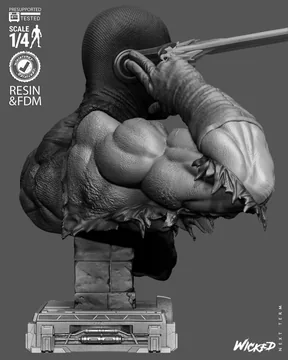 Cyclops Bust thumbnail 4