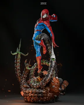 Spiderman Vs Octa Sculpture thumbnail 2