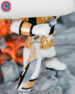 White Ranger Chibi thumbnail 6