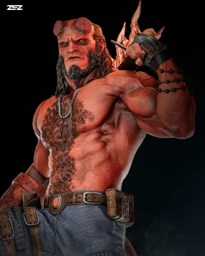 Hellboy Sculpture thumbnail 5