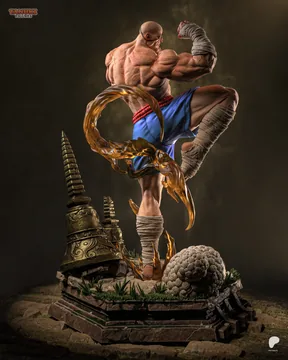 Sagat Sculpture thumbnail 3