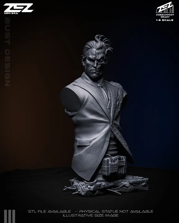 Two Face Bust