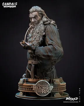Gandalf Bust thumbnail 2