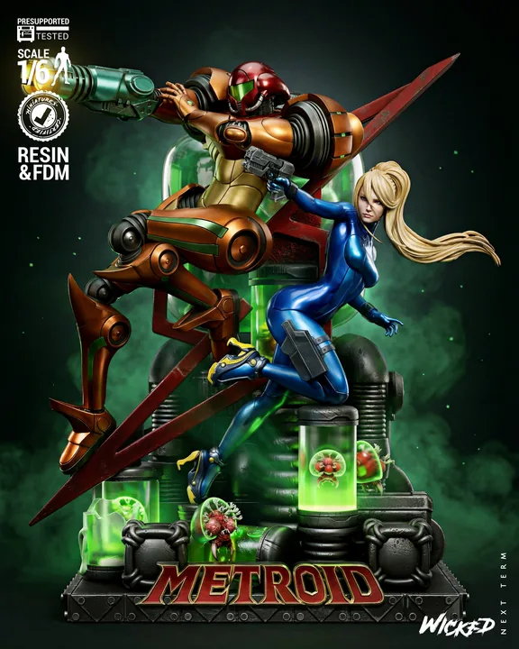 Metroid Diorama