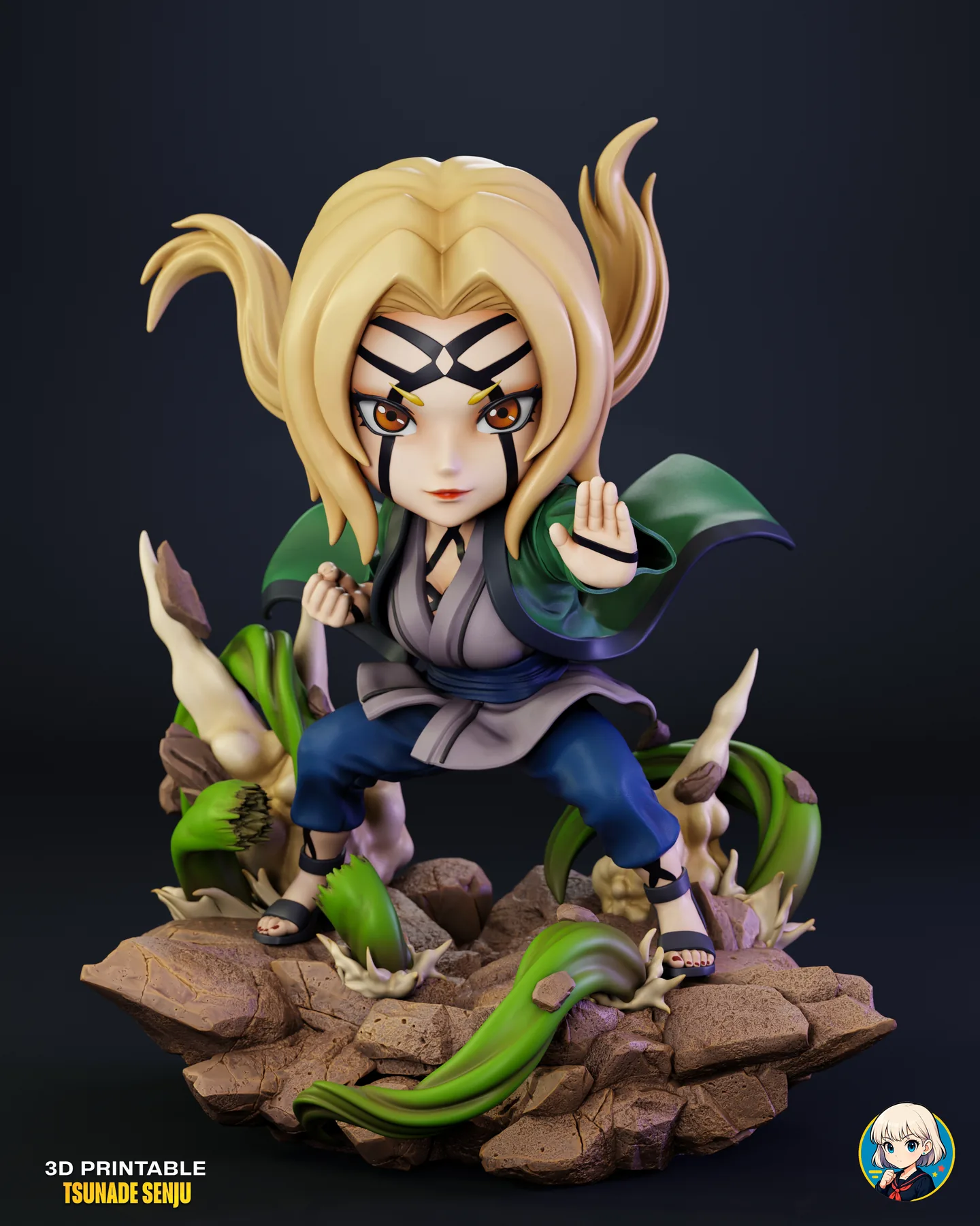 Tsunade Senju Chibi