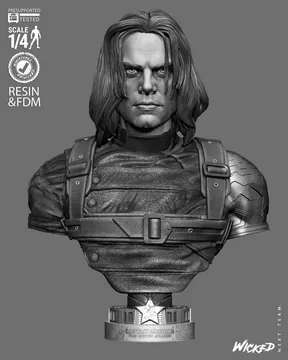 Winter Soldier Bust thumbnail 1