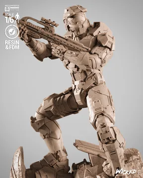Master Chief Sculpture thumbnail 6