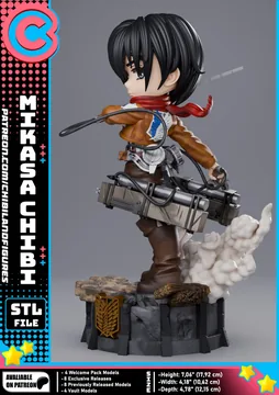 Mikasa Ackerman Chibi thumbnail 2