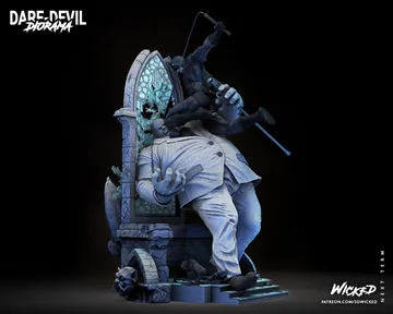 Daredevil and Kingpin Diorama thumbnail 2