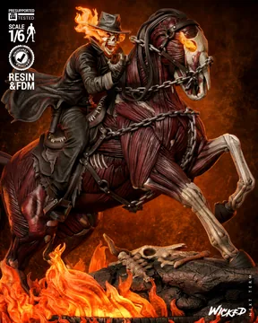 Ghost Rider Billy Sculpture thumbnail 3
