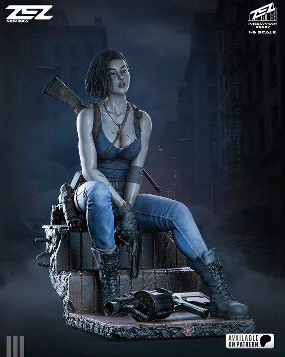 Jill Valentine Sculpture
